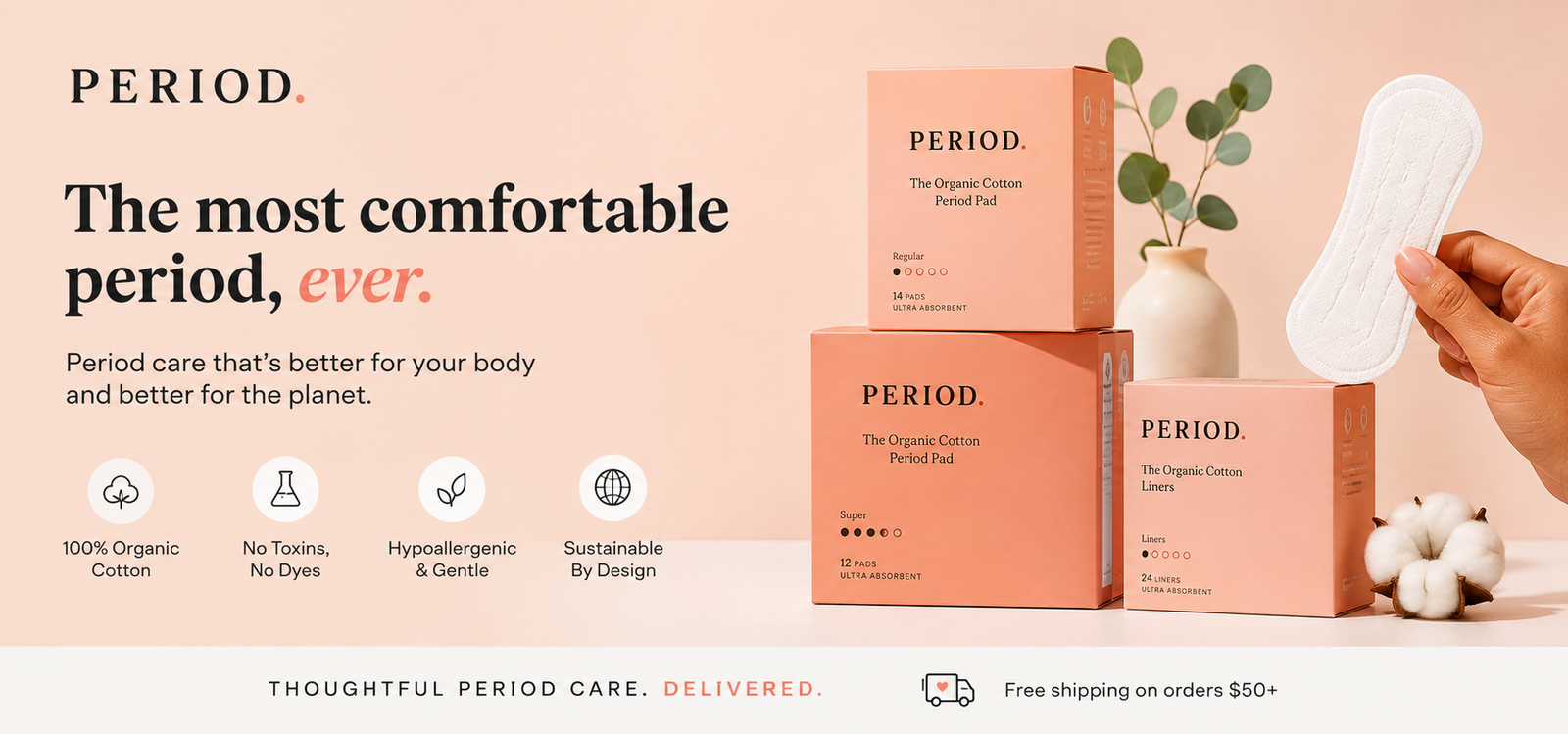 PERIOD. organic cotton period care