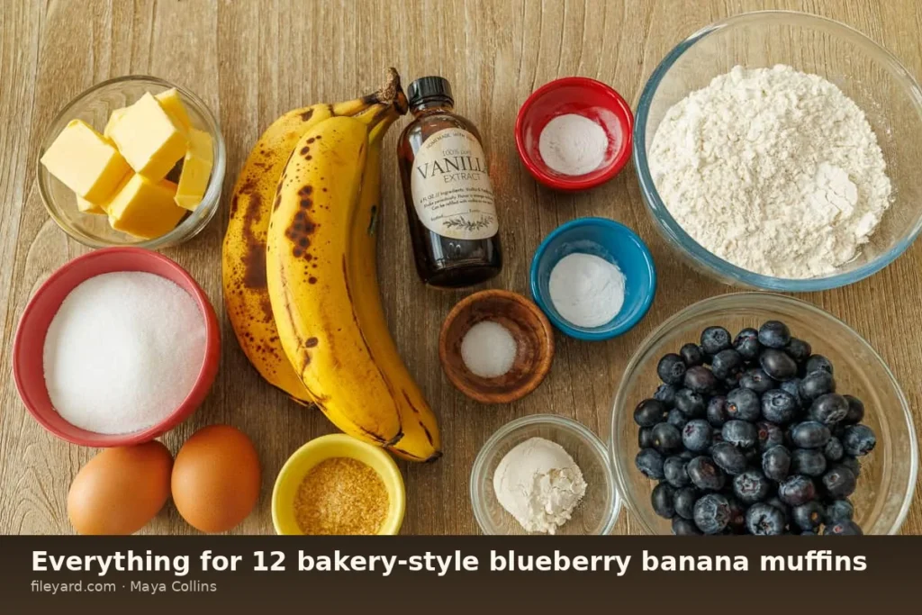 Blueberry Banana Muffins