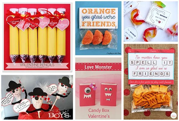 Sweet edible Valentine's Day treats for school